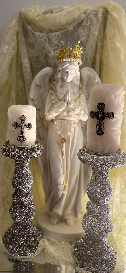Luxury Artisan Candle Holder with Candle